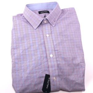 New! Men's Nautica Long Sleeve Dress Shirt